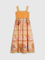 Vestido largo festoneado Del Maar de River Island - Imagen 3 de 5