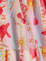 River Island La Mer Sonnenkleid mit Muschelsaum - Bild 4 von 4