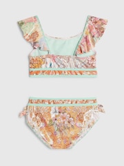 River Island Orange Del Maar Frill Bikini - Image 4 of 5