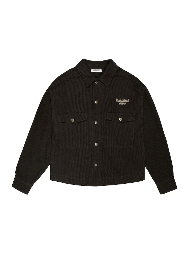Prohibited Brown Pitstop Overshirt - Image 6 of 6
