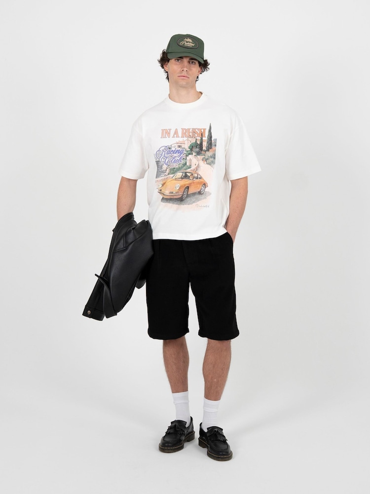 Prohibited Black Podium Double Pleated Shorts - Image 1 of 6