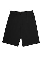 Prohibited Black Podium Double Pleated Shorts - Image 6 of 6