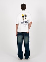 Prohibited White Cyclists T-Shirt - Image 2 of 5