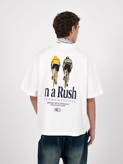 Prohibited White Cyclists T-Shirt - Image 4 of 5