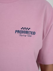 Prohibited Pink In A Rush T-Shirt - Image 6 of 7