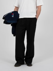 Prohibited Black Redline Double Pleated Trousers - Image 2 of 7