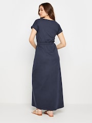 Long Tall Sally Blue 100% Cotton Maxi T-Shirt Dress - Image 3 of 5