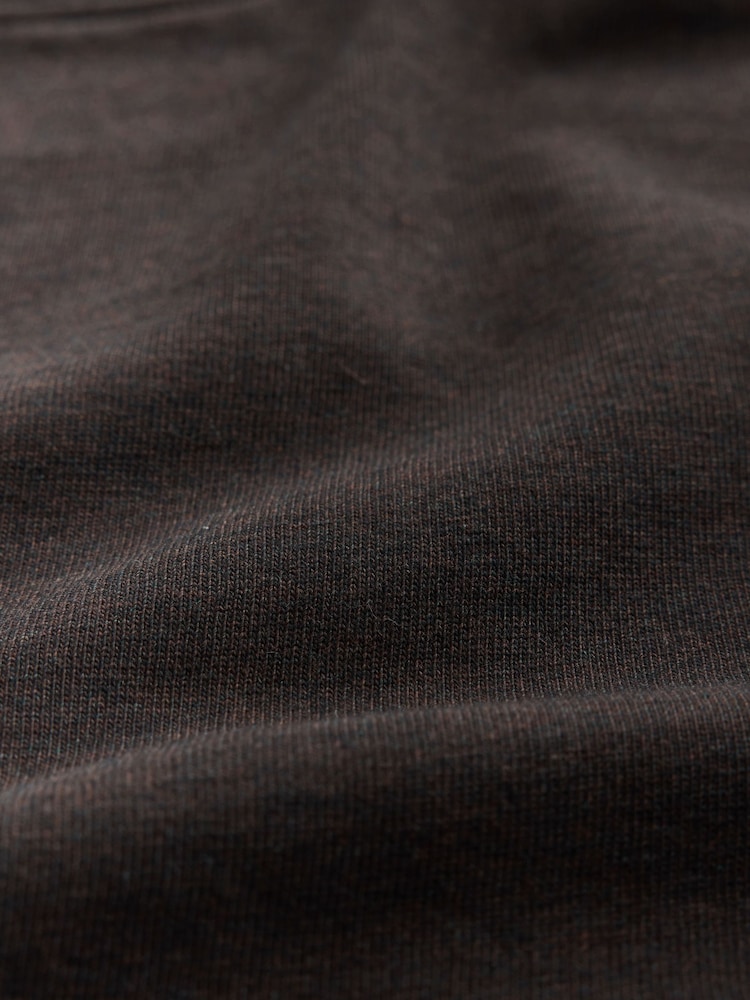 Brown Marl Relaxed Fit Heavyweight T-Shirt - Image 7 of 7 Brown Marl Relaxed Fit Heavyweight T-Shirt - Image 7 of 7