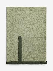 Lia Gold x Next Olive Leaf Jacquard Throw - Imagen 5 de 5