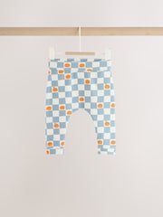 Azul con calabaza - Conjunto de top y leggings para bebé (0 meses-2 años) - Imagen 3 de 15