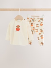 Neutral Hamish My First Halloween Top and Legging Baby Set (0-18mths) - Image 3 of 13