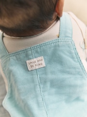 Blue Dino Cord Dungarees and Bodysuit Baby Set (0mths-3yrs) - Image 3 of 4