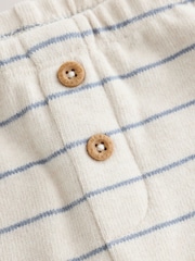 Blue/Cream Stripe Top and Leggings Baby Set (0mths-2yrs) - Image 10 of 11