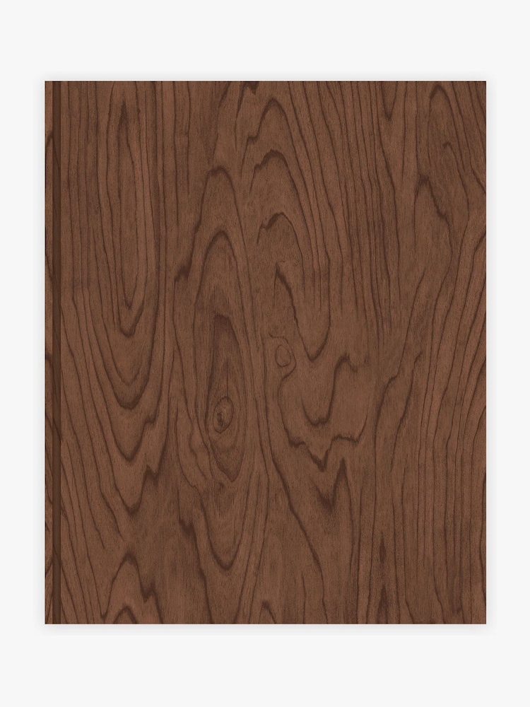 MADE.COM Dark Tone Timber Orly 10M Wallpaper - Image 1 of 2