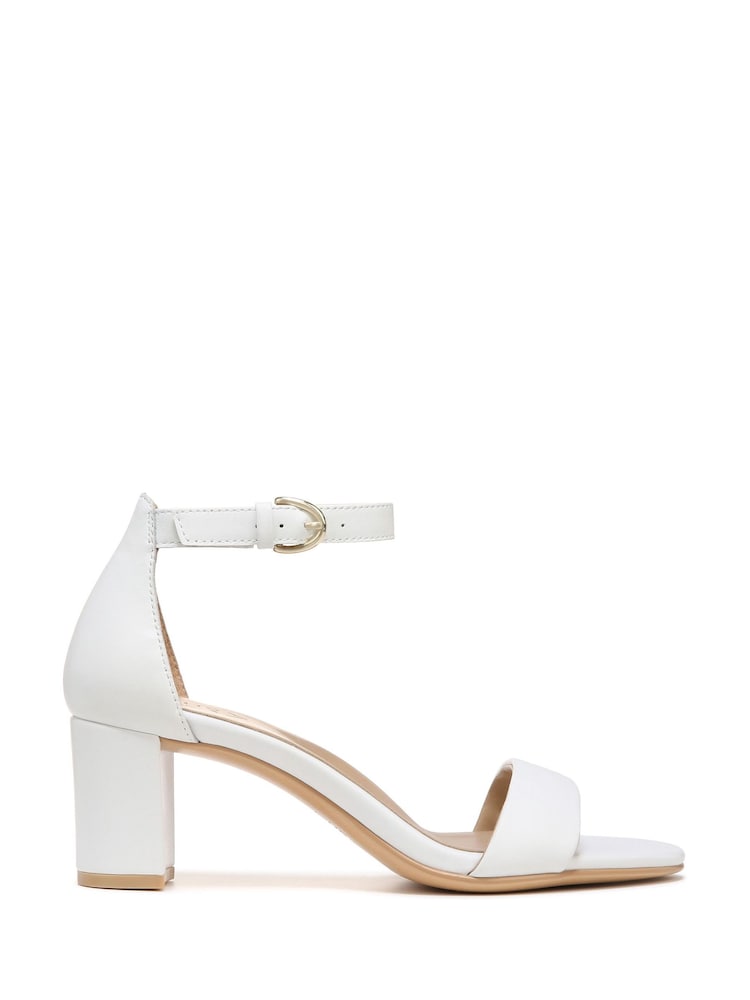 Naturalizer Vera Wide Fit Ankle Strap White Sandals - صورة 1 من 7 Naturalizer Vera Wide Fit Ankle Strap White Sandals - صورة 1 من 7
