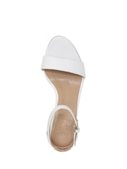 Naturalizer Vera Wide Fit Ankle Strap White Sandals - صورة 5 من 7