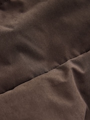Chocolate Brown Cropped Batwing Sleeve Jacket - Image 8 of 9