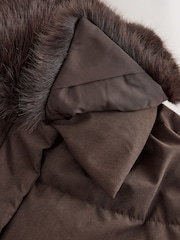 Chocolate Brown Cropped Batwing Sleeve Jacket - Image 9 of 9