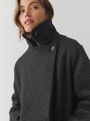 Black Revere Long Coat - Image 5 of 8