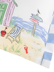 Furn Multicolour Beach Huts Rectangular Outdoor Cushion - Image 5 of 6