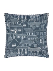 Wylder Sail Blue Abersoch Town Outdoor Cushion - Image 3 of 4