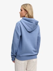 Superdry Blue Signature Emb Hoodie - Image 3 of 7