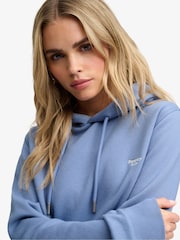 Superdry Blue Signature Emb Hoodie - Image 5 of 7