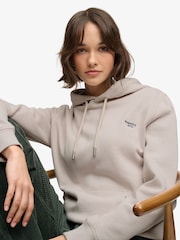 Superdry Grey Signature Emb Hoodie - Image 5 of 7