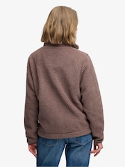 Superdry Brown Heritage Zip Through Fleece - Image 3 of 7