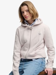 Մոխրագույն - Superdry Signature Emb Zip վերնաշապիկ - Պատկեր 1 7-ից