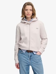 Մոխրագույն - Superdry Signature Emb Zip վերնաշապիկ - Պատկեր 3 7-ից