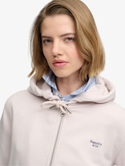Մոխրագույն - Superdry Signature Emb Zip վերնաշապիկ - Պատկեր 5 7-ից