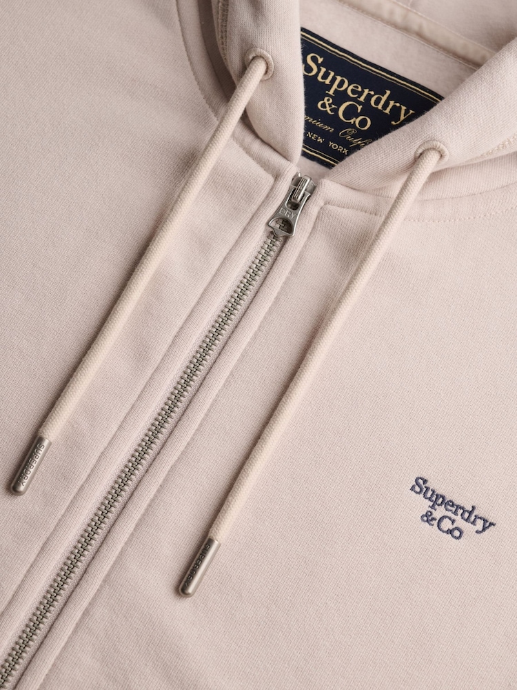 Մոխրագույն - Superdry Signature Emb Zip վերնաշապիկ - Պատկեր 7 7-ից
