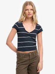Sininen - Superdry Athletic Essentials -pitkähihainen gobe-toppi - Kuva 1 / 7
