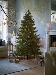 Cox & Cox Green Ultimate Lights Pre-Lit 7ft Christmas Tree 7ft - Image 1 of 4