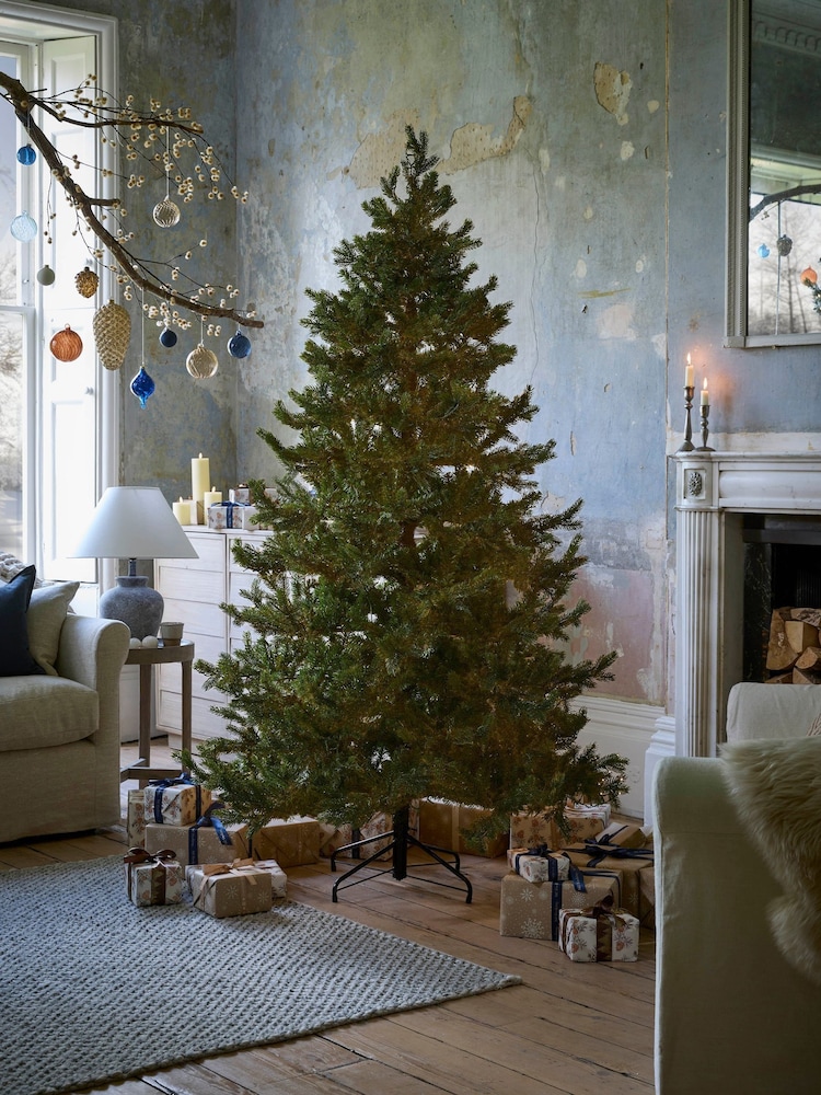 Cox & Cox Green Ultimate Lights Pre-Lit 7ft Christmas Tree 7ft - Image 1 of 4