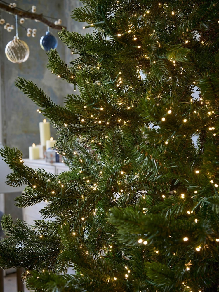 Cox & Cox Green Ultimate Lights Pre-Lit 7ft Christmas Tree 7ft - Image 2 of 4