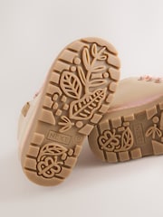 Pink Floral Lace Up Ankle Boots - Image 5 of 5