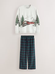 Santa Express Check Family Matching Christmas Pyjamas Set - Image 6 of 10