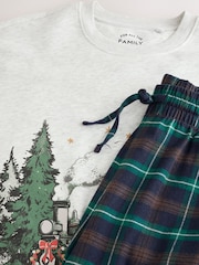 Santa Express Check Family Matching Christmas Pyjamas Set - Image 9 of 10