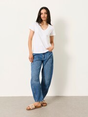 FatFace 3 Pack V Neck T-Shirt - Imagen 4 de 7