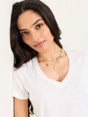 FatFace 3 Pack V Neck T-Shirt - Imagen 5 de 7