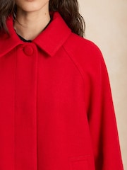 Red Classic Dolly Coat - Image 5 of 10