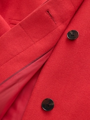 Red Classic Dolly Coat - Image 8 of 10