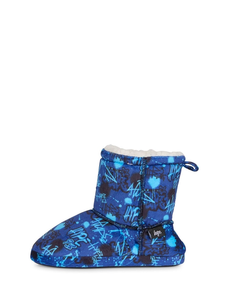 Hype. Blue Arcenza Slippers - Image 1 of 4 Hype. Blue Arcenza Slippers - Image 1 of 4