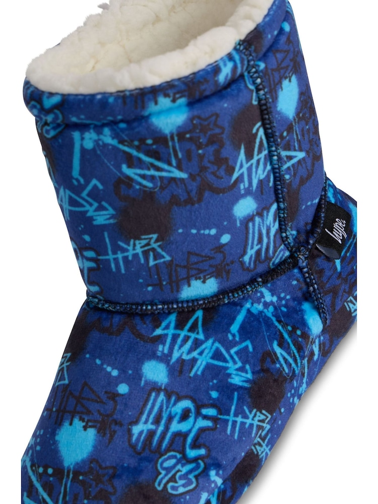 Hype. Blue Arcenza Slippers - Image 4 of 4 Hype. Blue Arcenza Slippers - Image 4 of 4