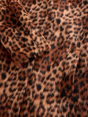Leopard Print Faux Fur Dolly Coat - Image 7 of 9