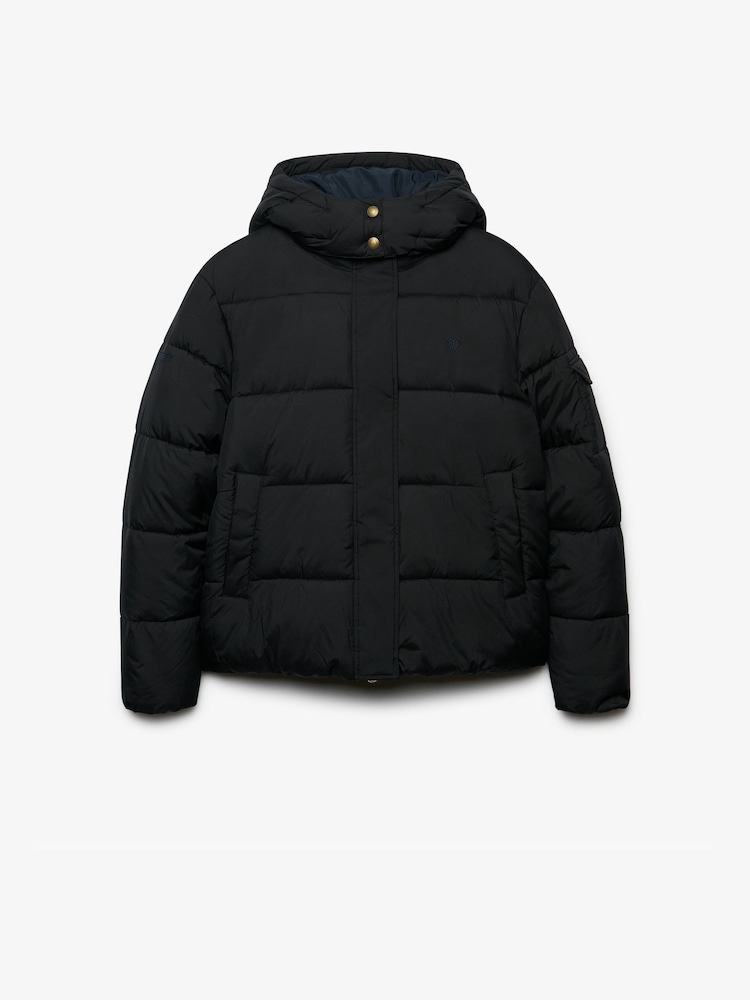 Superdry Black Premium Ripstop Puffer Jacket - Image 7 of 7
