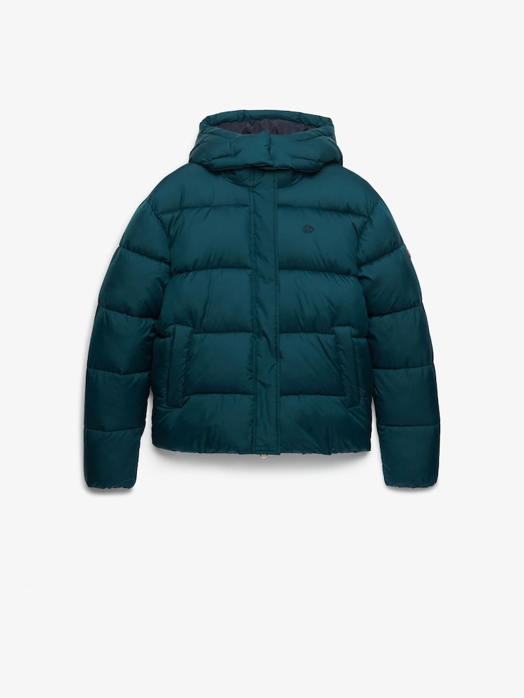 Superdry Green Premium Ripstop Puffer Jacket - Image 1 of 2