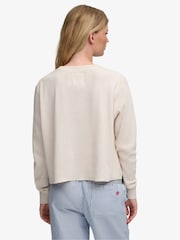 Neutralna boja - Superdry Athletic Essentials Grafički vrh dugih rukava - Slika 2 od 7